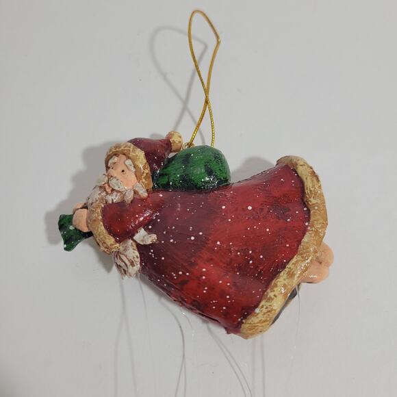 90s Santa Claus Windchime Christmas Ornament - Picture 2 of 4